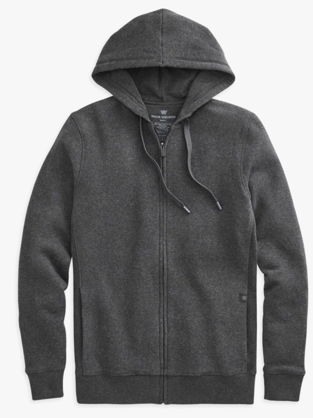Mack Weldon Full Zip Sweatshirt Hoodie